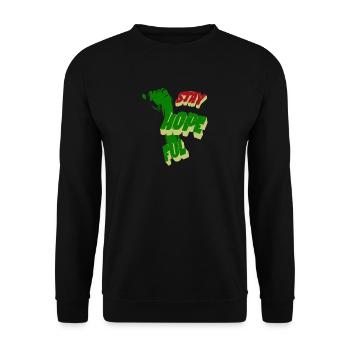 Stay hopeful - Unisex Sweatshirt - black - Front - Alina (178cm) & Michal (187cm)