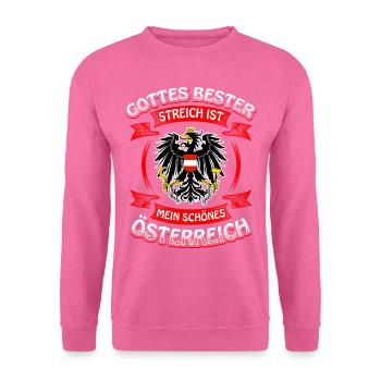 Gottes Bester streich-Österreich - Unisex Pullover - Pink - Vorne