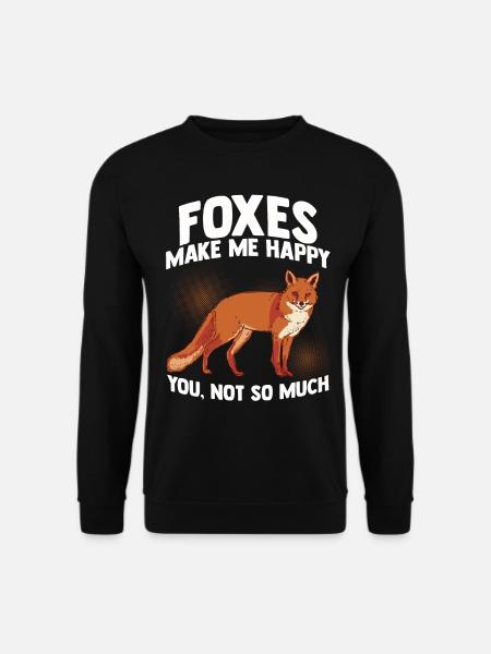 Renard - Sweat-shirt Unisexe - noir