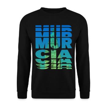 Murcie Espagne Ville Skyline Accueil Amour Vacances - Sweat-shirt Unisexe - noir - Devant - Alina (178cm) & Michal (187cm)