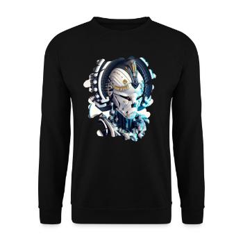 Gamer Hero - Unisex Sweatshirt - black - Front - Alina (178cm) & Michal (187cm)