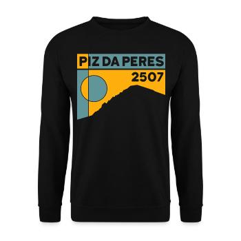 Piz da Peres Dolomites Randonnée Escalade Souvenirs - Sweat-shirt Unisexe - noir - Devant - Alina (178cm) & Michal (187cm)