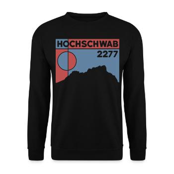 Hochschwab - Unisex Sweatshirt - black - Front - Alina (178cm) & Michal (187cm)