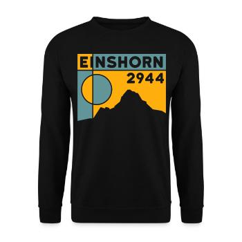 Einshorn Ski Tour Randonnée En Montagne Randonnée Souvenir - Sweat-shirt Unisexe - noir - Devant - Alina (178cm) & Michal (187cm)