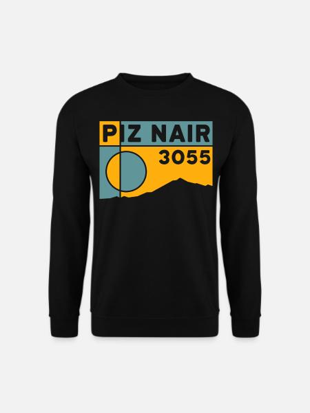 Piz Nair - Sweat-shirt Unisexe - noir