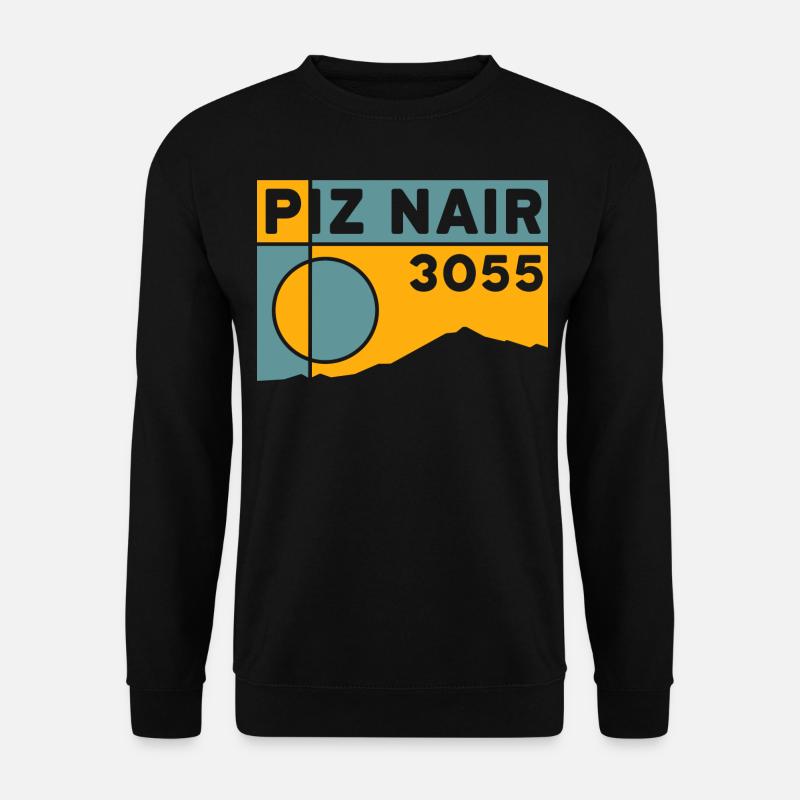 Piz Nair - Unisex Pullover - Schwarz