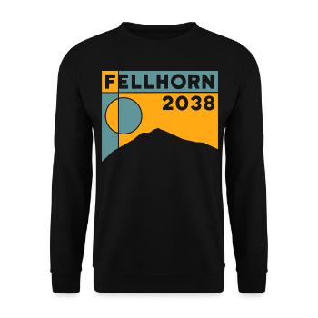 Fellhorn Fleurs Randonnée Randonnée Allgäu Souvenirs - Sweat-shirt Unisexe - noir - Devant - Alina (178cm) & Michal (187cm)