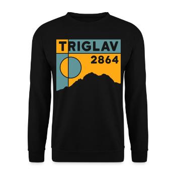 Triglav Triglau Kranjske Gora Slovenia Hiking - Unisex Sweatshirt - black - Front - Alina (178cm) & Michal (187cm)