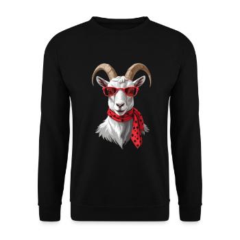 Drôle de maman chèvre parfaite pour la fête des mères - Sweat-shirt Unisexe - noir - Devant - Alina (178cm) & Michal (187cm)