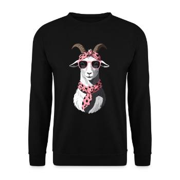 Drôle de maman chèvre parfaite pour la fête des mères - Sweat-shirt Unisexe - noir - Devant - Alina (178cm) & Michal (187cm)