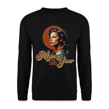 Mère de l’année Fière du meilleur design de maman - Sweat-shirt Unisexe - noir - Devant - Alina (178cm) & Michal (187cm)
