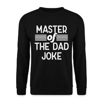 Lustiger Vater Perfektes Vatertag Design Style - Unisex Pullover - Schwarz - Vorne - Alina (178cm) & Michal (187cm)