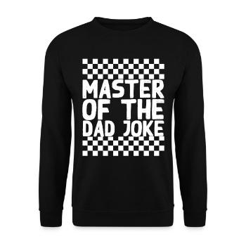 Blagues Maître Drôle Papa Style Parfait - Sweat-shirt Unisexe - noir - Devant - Alina (178cm) & Michal (187cm)
