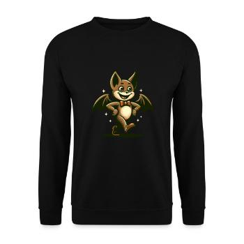 Funny Halloween Party Spooky Haunting Season - Unisex Sweatshirt - black - Front - Alina (178cm) & Michal (187cm)