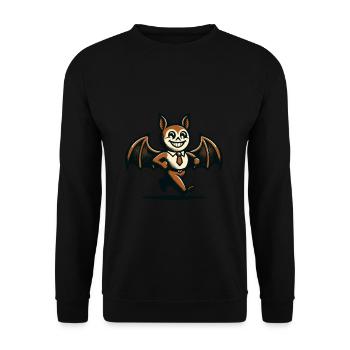 Funny Halloween Party Spooky Haunting Season - Unisex Sweatshirt - black - Front - Alina (178cm) & Michal (187cm)