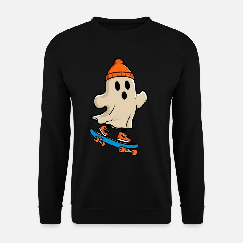 Skateboarding Spooky Party Skateboarders - Unisex Sweatshirt - black
