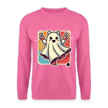 Katzenohren Gespenst Kemonomimi Girl Halloween - Unisex Pullover - Pink - Vorne