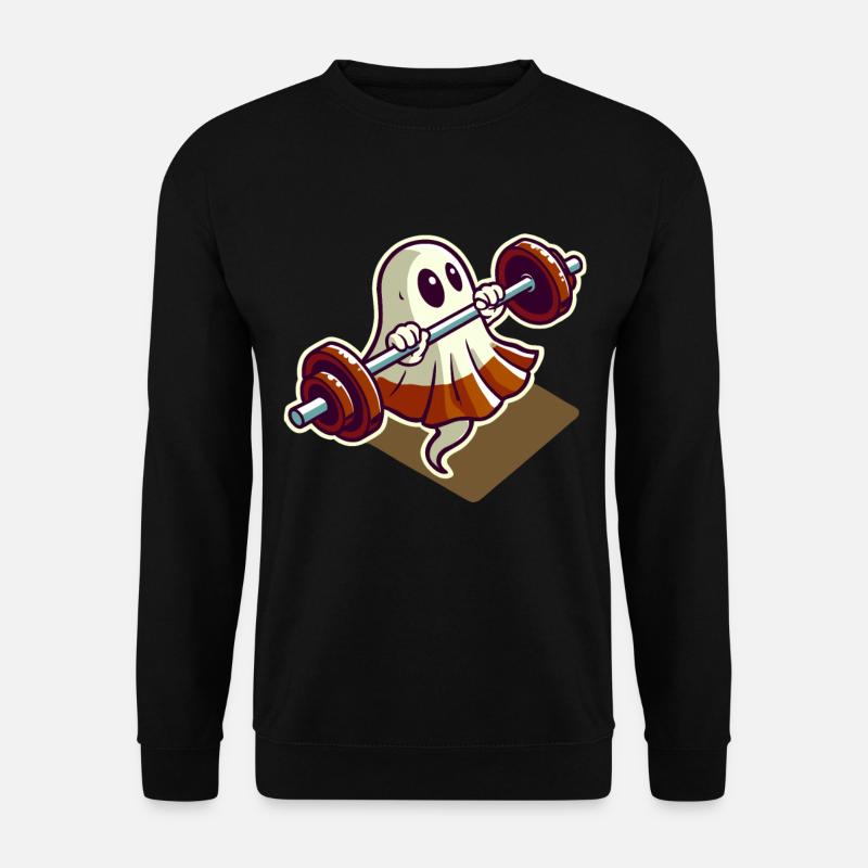 Bodybuilding Ghost Funny Gym Ghost - Unisex Sweatshirt - black