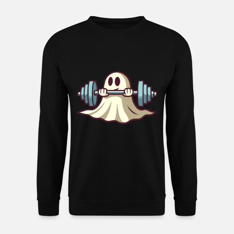 Bodybuilding Ghost Funny Gym Ghost - Unisex Sweatshirt - black
