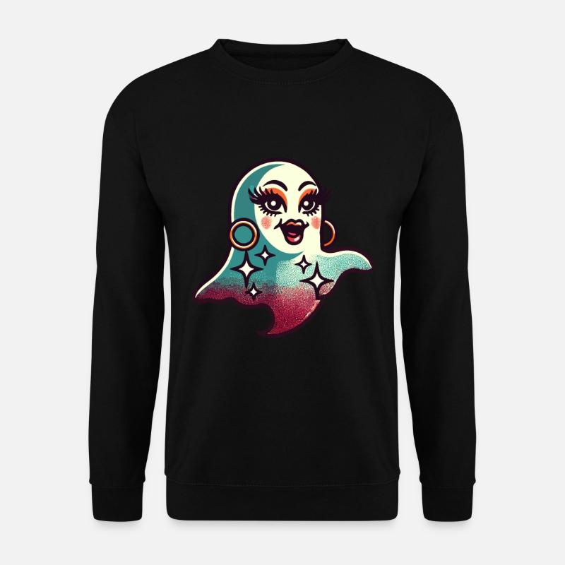 Drôle Glamour Goule Flashy Halloween - Sweat-shirt Unisexe - noir