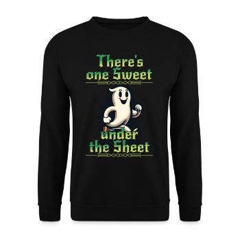 Last Minute Kids Costume Funny Halloween - Unisex Sweatshirt - black - Front - Alina (178cm) & Michal (187cm)