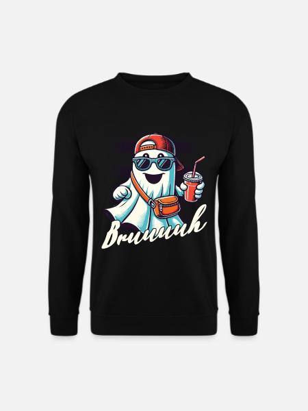 Scary Halloween Ghost Broth - Unisex Sweatshirt - black