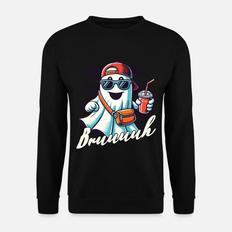 Scary Halloween Ghost Broth - Unisex Sweatshirt - black