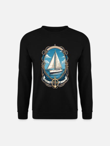 âSailboat adventure on the high seas - Unisex Sweatshirt - black