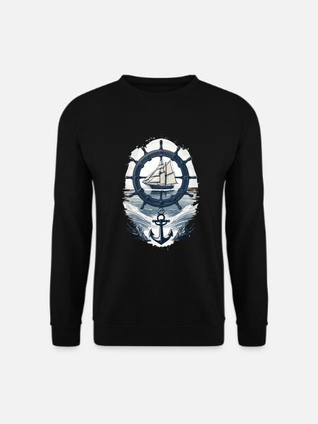Maritime Adventure Sailing Ship - Unisex Sweatshirt - black