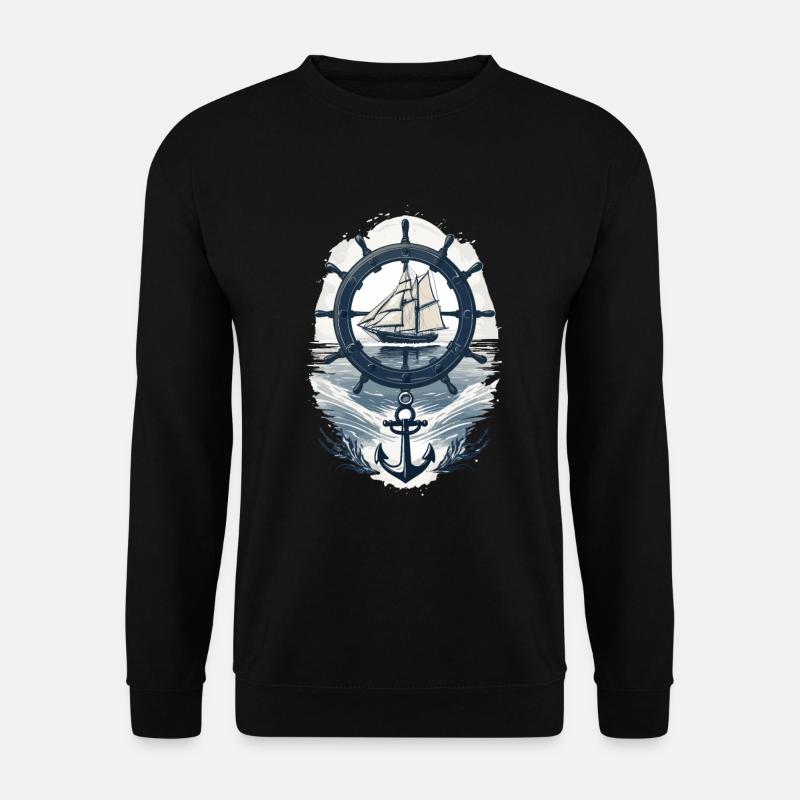 Maritime Adventure Sailing Ship - Unisex Sweatshirt - black
