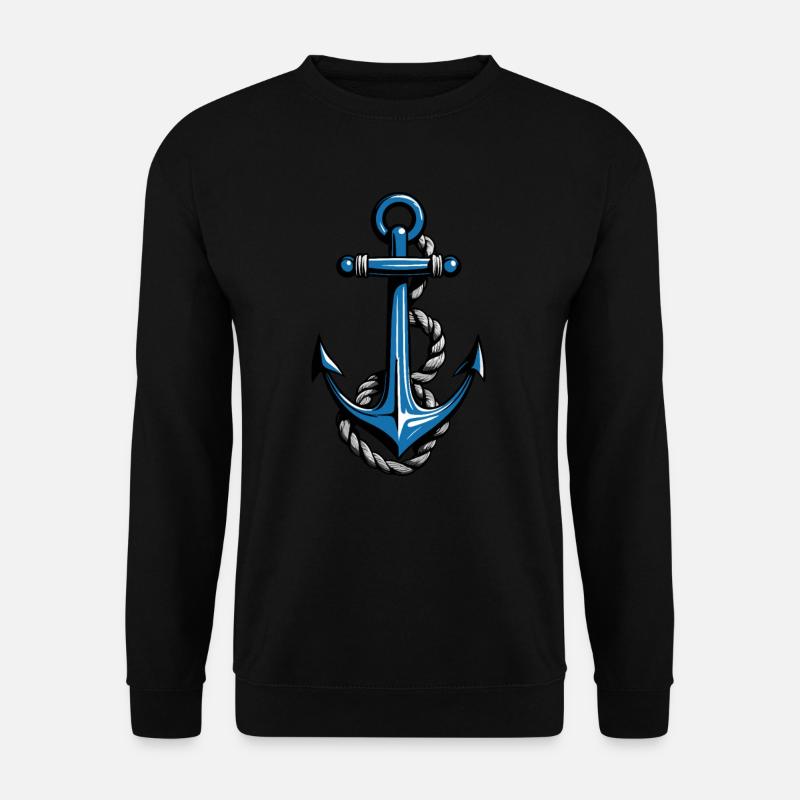 Aesthetic Anchor Design - Unisex Sweatshirt - black
