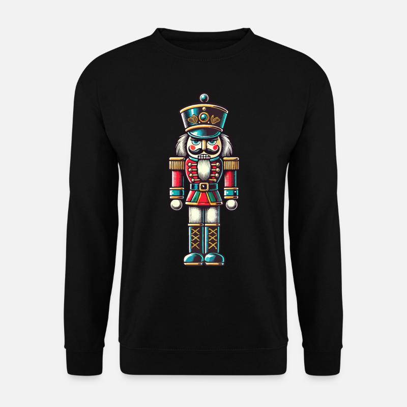Traditional Nutcracker Christmas Magic - Unisex Sweatshirt - black