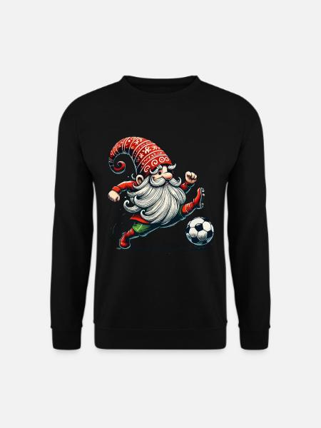 Jul Fodbold Nisse Nisse Nisse Nisse - Unisex sweater - sort