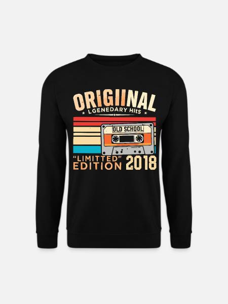 Original 2018, Legendär seit 2018 Jahrgang 2018 - Unisex Pullover - Schwarz