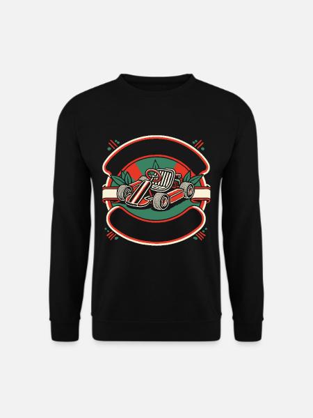 Go-Kart Racing Vintage Style Rétro - Sweat-shirt Unisexe - noir