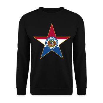 Missouri Fan T-Shirt – Must-Have pour les fans ! - Sweat-shirt Unisexe - noir - Devant - Alina (178cm) & Michal (187cm)
