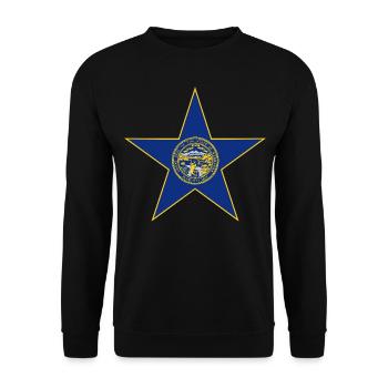 T-shirt Nebraska Fan – Parfait pour les fans ! - Sweat-shirt Unisexe - noir - Devant - Alina (178cm) & Michal (187cm)