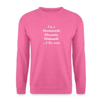Mechanic - Unisex Sweatshirt - pink - Front