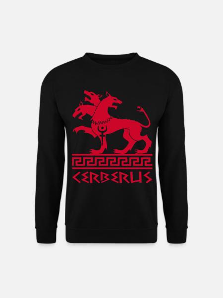 Chien cerbère rouge - Sweat-shirt Unisexe - noir