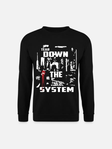 Destroy the system - Unisex Sweatshirt - black