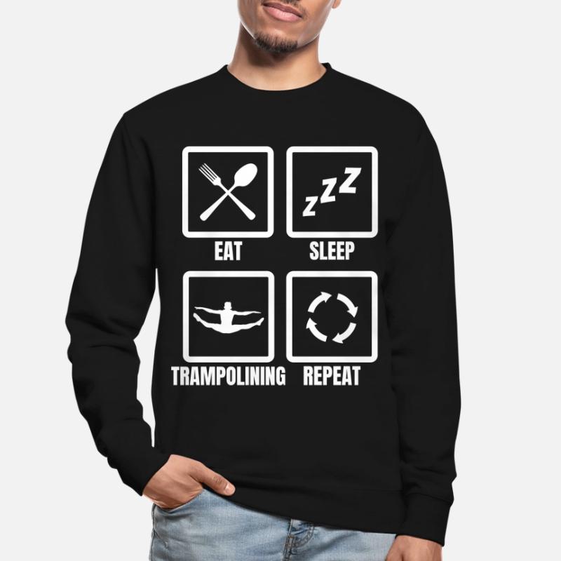 Trampoline Routine Unisex Sweatshirt