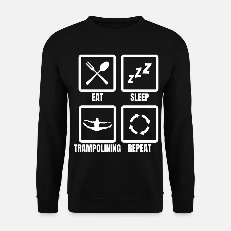 Trampoline Routine - Sweat-shirt Unisexe - noir