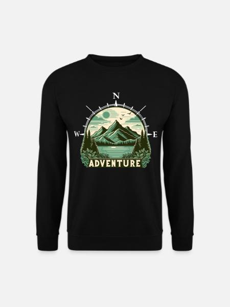Adventure - Unisex Sweatshirt - black