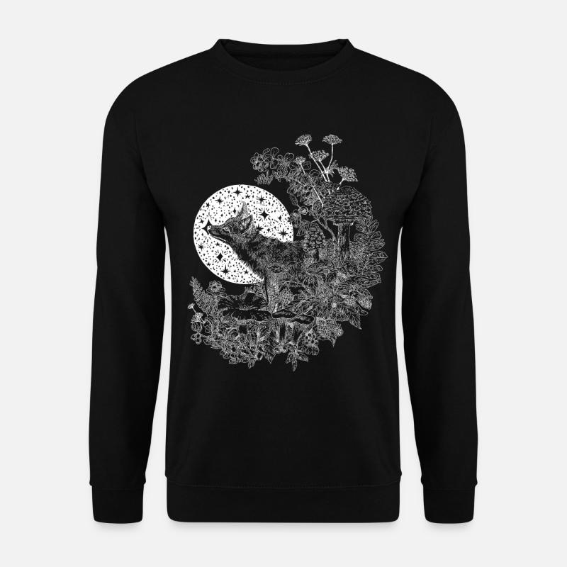 FUCHS & NACHTHIMMEL - Unisex Pullover - Schwarz