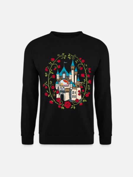 Sleeping Beauty Castle Fairy Tale - Unisex Sweatshirt - black