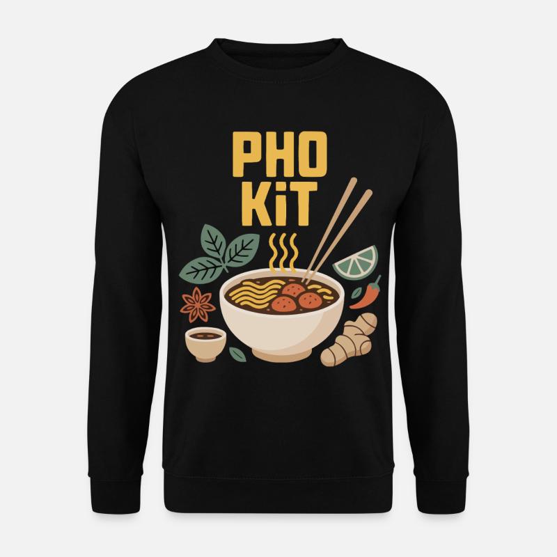 Pho Kit Mix - Unisex Pullover - Schwarz