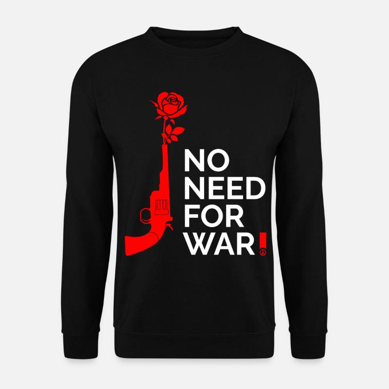 no war - Unisex Sweatshirt - black