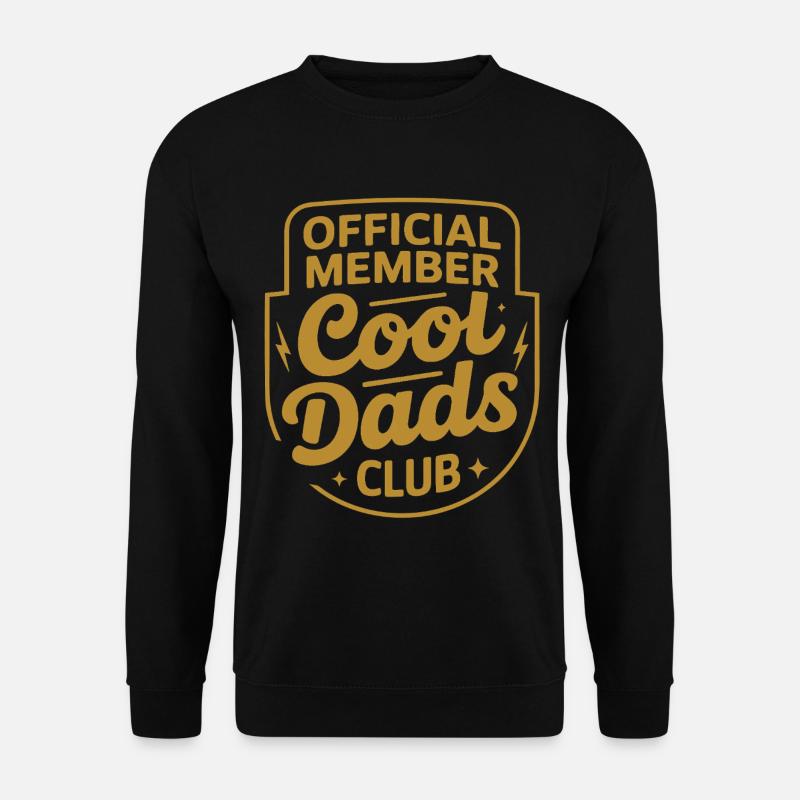 Cool Dad Club Badge - Unisex Sweatshirt - black