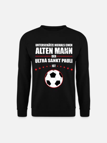Alter Mann - Ultra Sankt Pauli Fan | Vintage Retro - Unisex Pullover - Schwarz