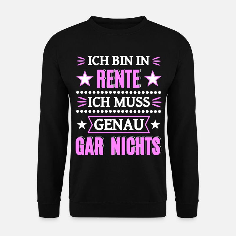 Enfin à la retraite - Sweat-shirt Unisexe - noir
